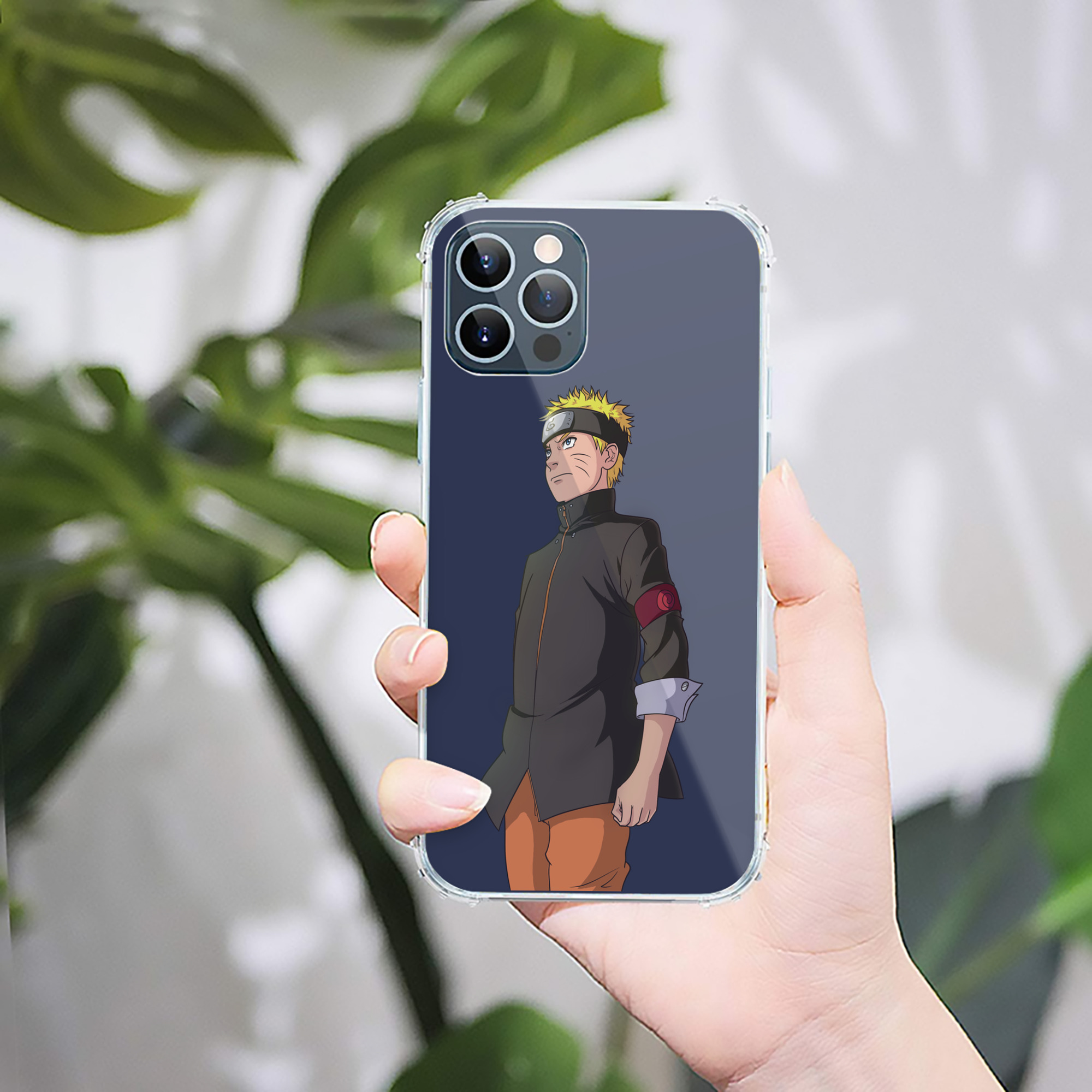 （画像用） NARUTO -ナルト- うずまき ナルト Uzumaki Naruto 【iPhone 12シリーズ対応】透明スマホケース（クリアソフトケース）
